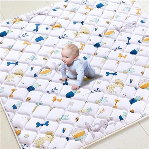 Premium Foam Baby Play Mat for Floor 79" X 71", Extra Large Soft Thicker - Picture 1 of 7